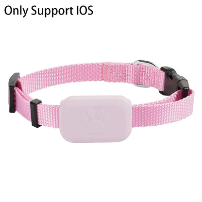 Remote Pet GPS Tracker Waterproof Real-Time Tracking Movement Alert Collar Anti-Lost Dog Cat Global Locator for Apple Find APP
