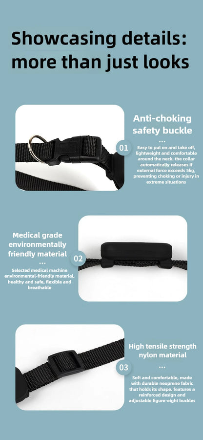Remote Pet GPS Tracker Waterproof Real-Time Tracking Movement Alert Collar Anti-Lost Dog Cat Global Locator for Apple Find APP