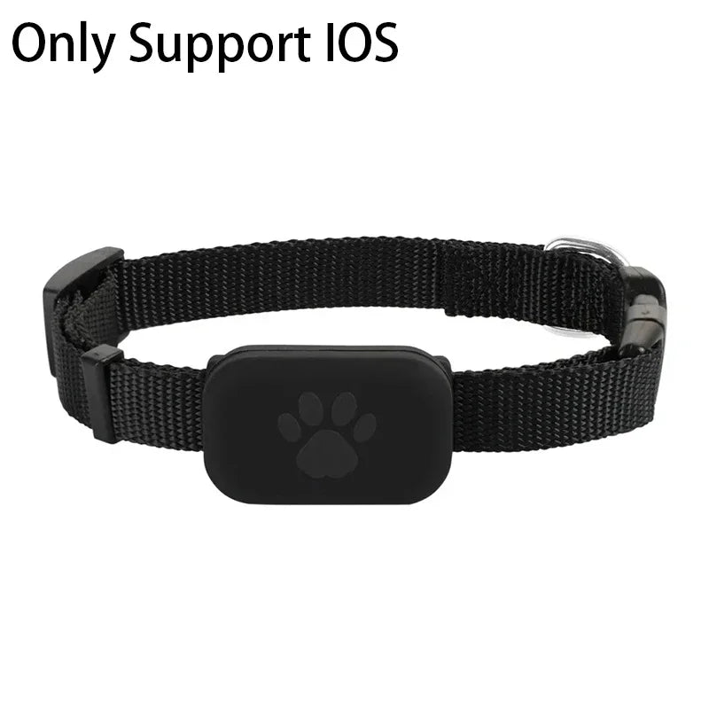 Remote Pet GPS Tracker Waterproof Real-Time Tracking Movement Alert Collar Anti-Lost Dog Cat Global Locator for Apple Find APP
