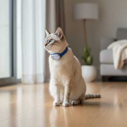 GPS Gato collar azul